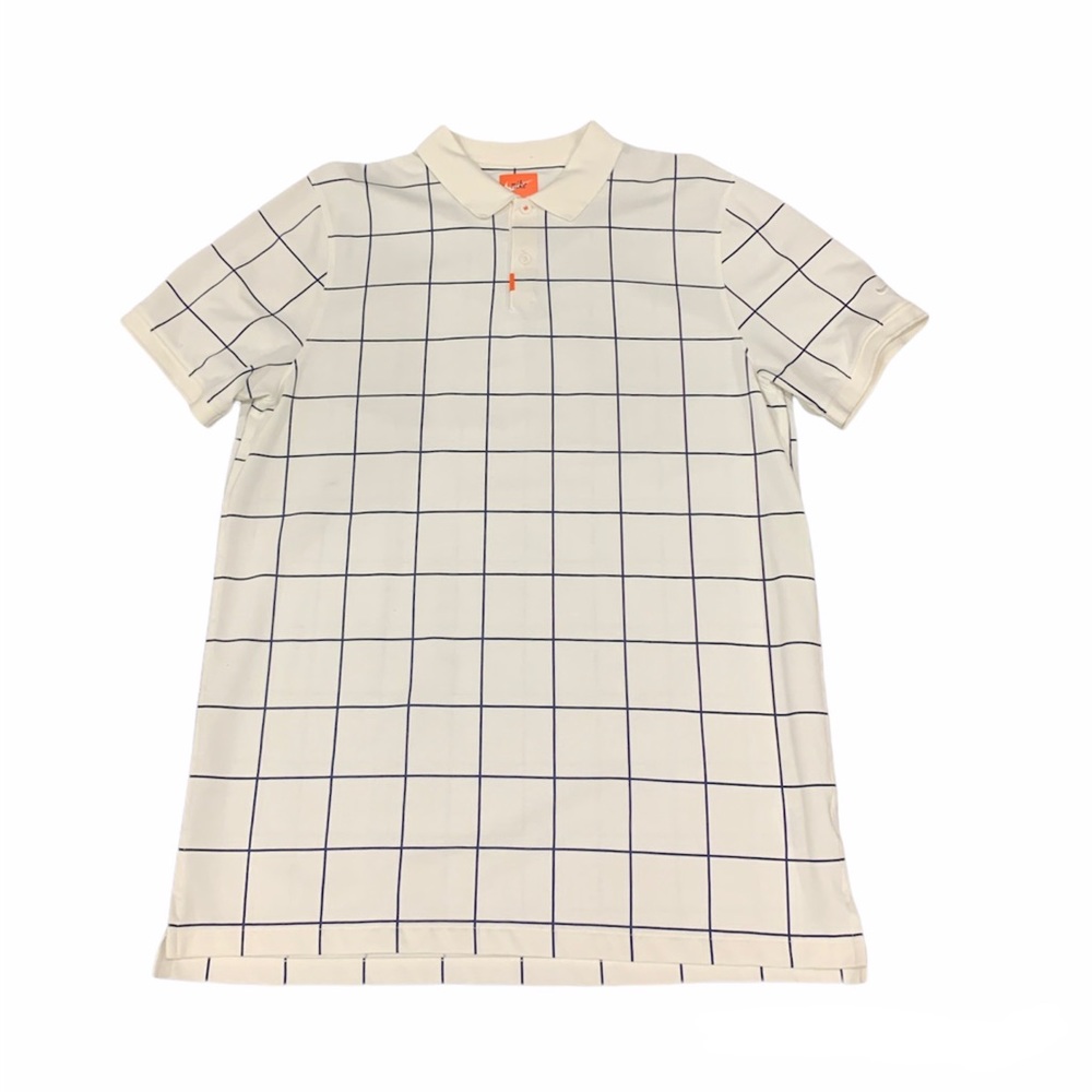 Men’s Nike Solid Plaid Golf Polo